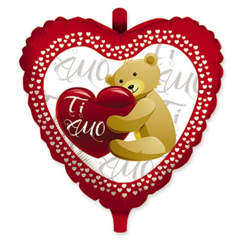Palloncino Mylar Cuore Cm.45 Sweet (18") di Big Party