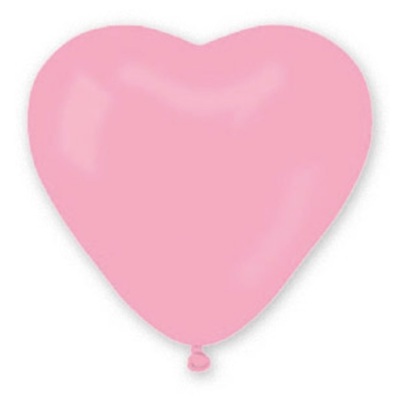 12 Pall. Cuore 10" (Cm.26) Rosa di Big Party