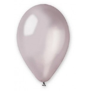 16 Pall. Medium Metal 10" (Cm.26) Argento di Big Party