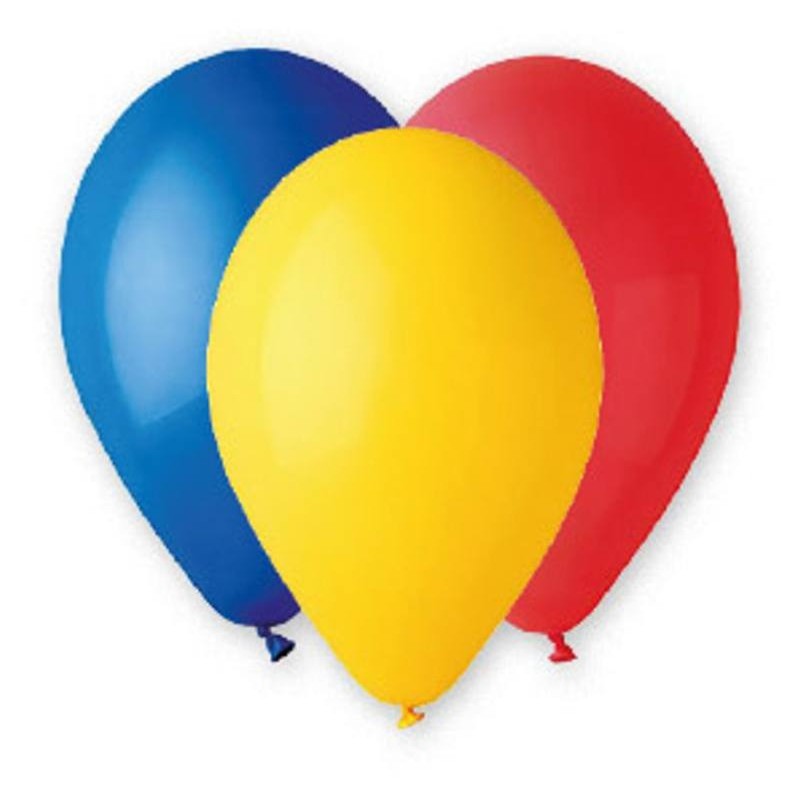 100 Pall. Medium 10" (Cm.26) Assortiti di Big Party