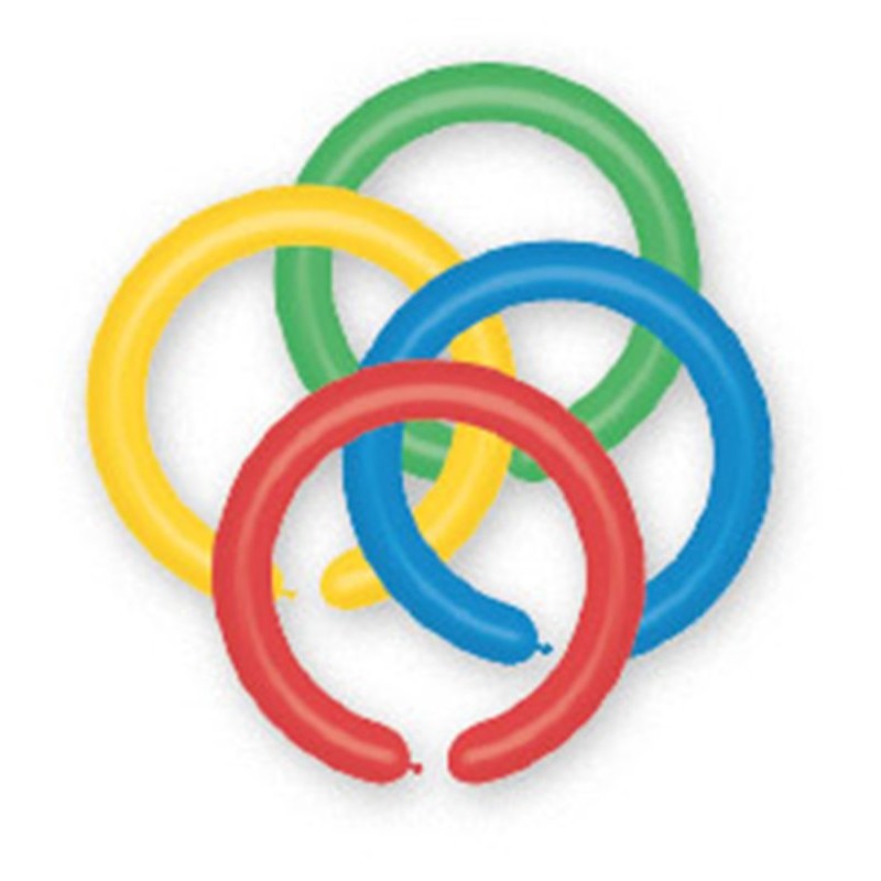 100 Pall. Modellabili 2" (Cm.5) Assortiti di Big Party