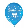 20 Pall. Large 12" (Cm.30) Battesimo Celeste di Big Party