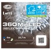 Catena Xtlg 360 Miniled Bianco 3mm Controller 8g Timer Trasformatore Esterno Cavo Trasp. 4+25,7m di Lotti