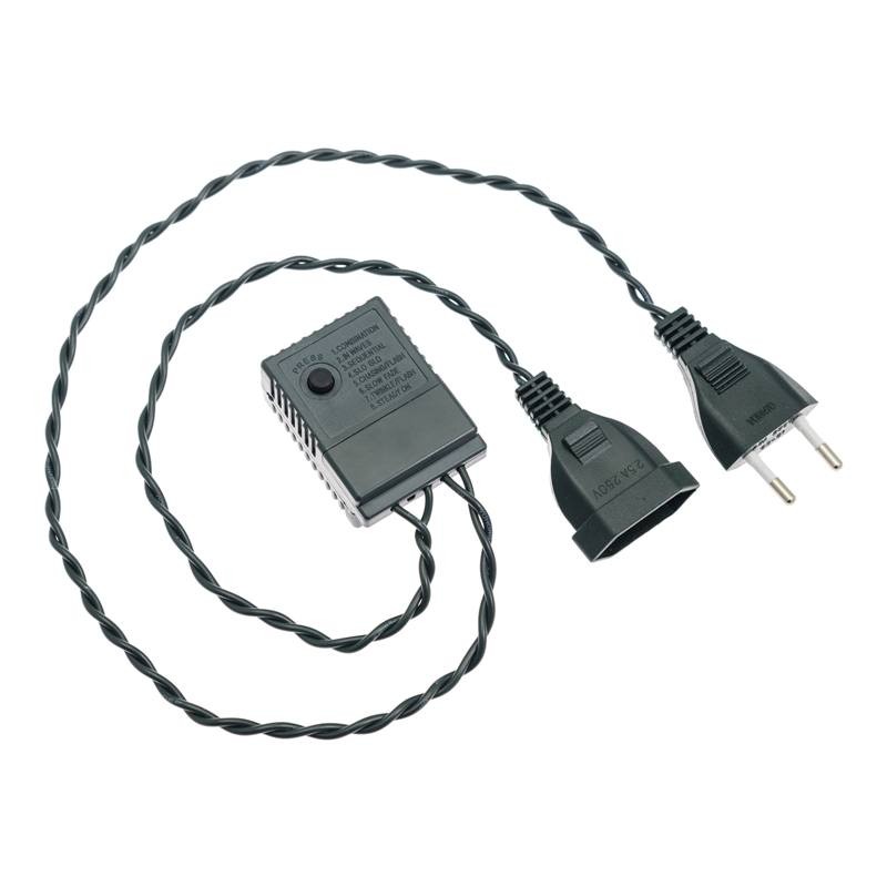 Intermittenza Elettronica 1 Uscita Max 1x100w Controller 4g Spina e Presa Ip20 2 Pin 10a 230v Interno 80cm di Lotti