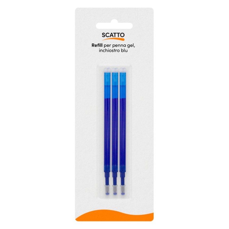 Bl. 3pz Refill per 598 0.7mm Blu di Scatto Srl