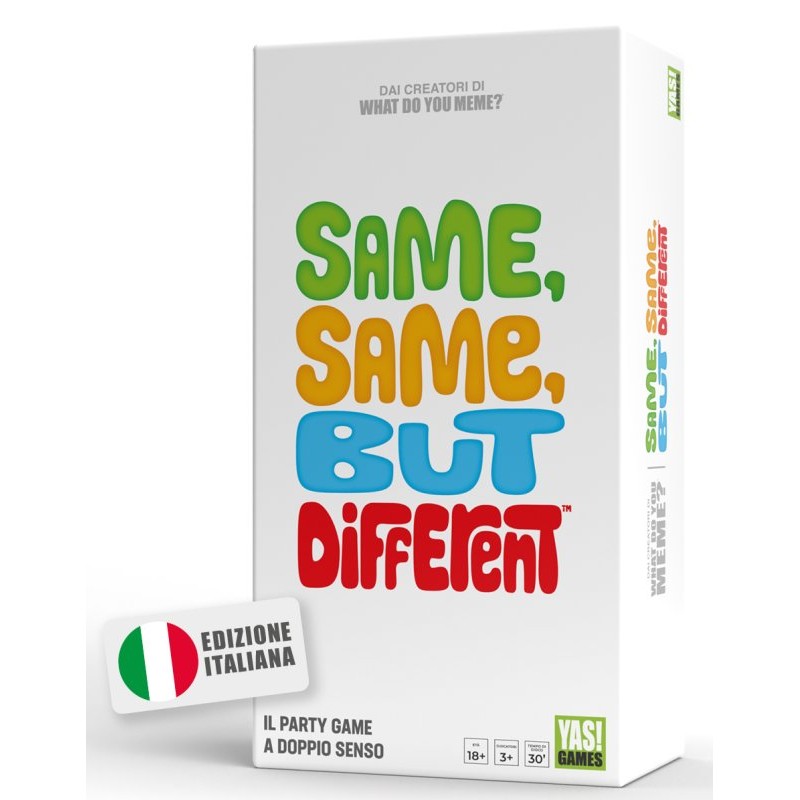 Same Same But Different di Rocco Yas!Games