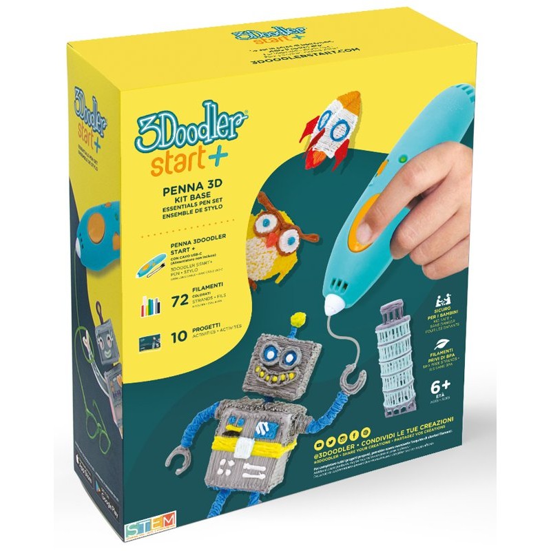 3doodler Start+ Penna 3d Cm 19x22x7 Splus* di Rocco Licenze