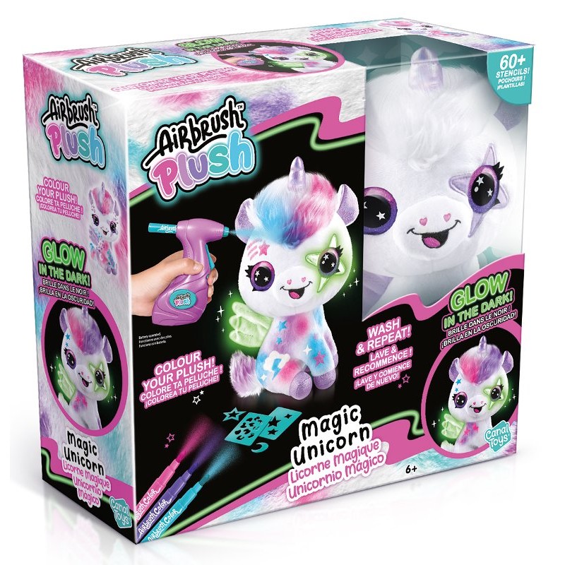 Airbrush Plush Magic Unicorn di Rocco Airbrush