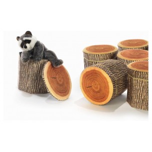 Tronco Contenitore D.30 H.29 Cm di Plush-Company