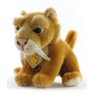 Smilodonte Tigre dai Denti a Sciabola L.23 Cm. di Plush-Company