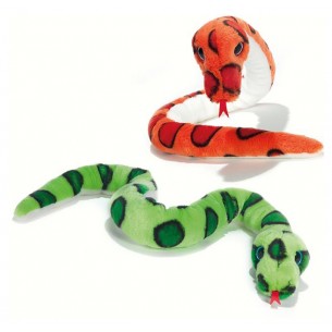 Twister Serpente 100 Cm. 2 Col. Ass.Ti Big Eyes di Plush-Company