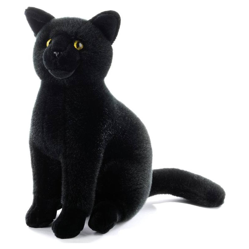 Bombay Gatto Nero L 30 Cm. di Plush-Company