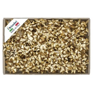 3170 - 100 Stelle 6870 Mm 14 - Stelle Metal Opache Oro di Brizzolari