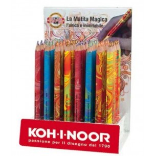 Espositore 40 Matite Esagonali Jumbo Multicolor di Kohinoor