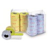 Rotolino Etichette Prezzi Permanente ad Onda 26x12 Fluo Giallo di Rotolificio Pugliese Srl