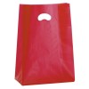 Borsa Manico Fagiolo Pe-Ld Rosso 35+5+5x50 10 Kg di Futura Bioplast Srl