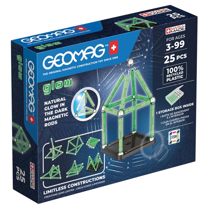 Geomag Glow Recycled 25 Pcs