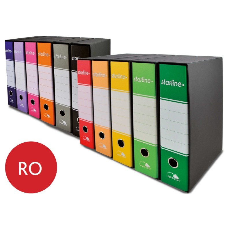 Registratore Starline - Protocollo Dorso 8 Rosso 28,5x34,3x8 di Eurocart Srl
