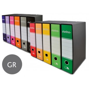 Registratore Starline - Protocollo Dorso 8 Grigio 28,5x34,3x8 di Eurocart Srl