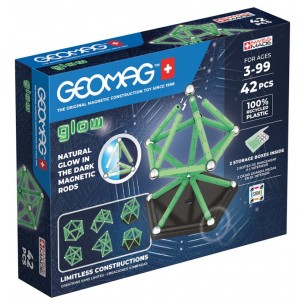 Glow Recycled 42 Pcs di Geomag
