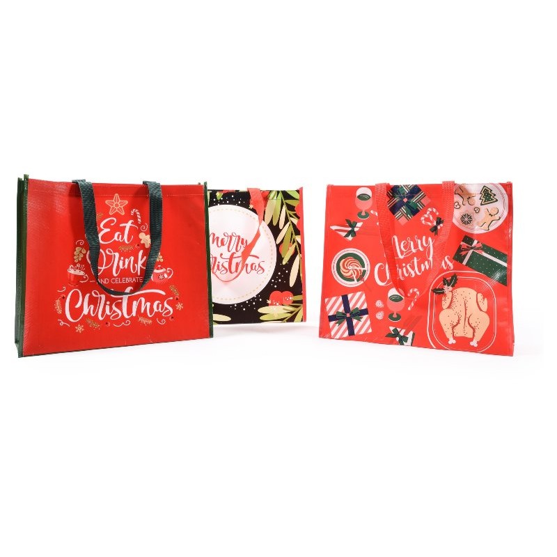 Shopper Natalizia 40xh.35.X19cm Decori Assortiti in Confezione Appenderia di Mercury Srl