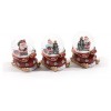 Slitta Palla di Neve 5x4,5xh.6,5cm Decori Assortiti in Espositore di Mercury Srl