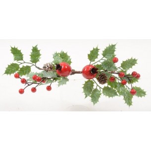 Decorazione Natalizia Melograno 40x8xh.16 Cm. di Mercury Srl