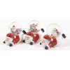 Palla di Neve Babbo Natale 7.5x5xh.6cm Decori Assortiti di Mercury Srl