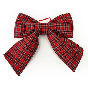Fiocco da Appendere in Tartan Imbottito 44x39cm di Mercury Srl