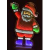 Babbo Natale in Acrilico con Luce 3d 7x33xh.56cm 9w 12v a Spina da Interno di Mercury Srl