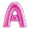 Palloncino Mylar 14'' (35cm) Lettera a Fuxia di Grabo Srl