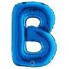 Palloncino Mylar 14'' (35cm) Lettera B Blue di Grabo Srl
