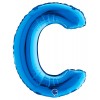 Palloncino Mylar 14'' (35cm) Lettera C Blue di Grabo Srl