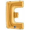 Palloncino Mylar 14'' (35cm) Lettera e Gold (Oro) di Grabo Srl