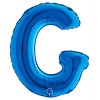 Palloncino Mylar 14'' (35cm) Lettera G Blue di Grabo Srl