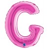 Palloncino Mylar 14'' (35cm) Lettera G Fuxia di Grabo Srl