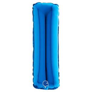 Palloncino Mylar 14'' (35cm) Lettera i Blue di Grabo Srl