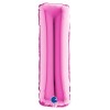 Palloncino Mylar 14'' (35cm) Lettera i Fuxia di Grabo Srl