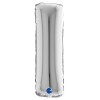 Palloncino Mylar 14'' (35cm) Lettera i Silver (Argento) di Grabo Srl