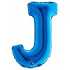 Palloncino Mylar 14'' (35cm) Lettera J Blue di Grabo Srl