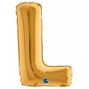 Palloncino Mylar 14'' (35cm) Lettera L Gold (Oro) di Grabo Srl