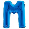 Palloncino Mylar 14'' (35cm) Lettera M Blue di Grabo Srl
