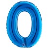 Palloncino Mylar 14'' (35cm) Lettera O Blue di Grabo Srl