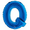 Palloncino Mylar 14'' (35cm) Lettera Q Blue di Grabo Srl