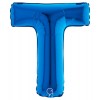 Palloncino Mylar 14'' (35cm) Lettera T Blue di Grabo Srl