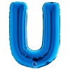 Palloncino Mylar 14'' (35cm) Lettera U Blue di Grabo Srl