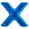 Palloncino Mylar 14'' (35cm) Lettera X Blue di Grabo Srl