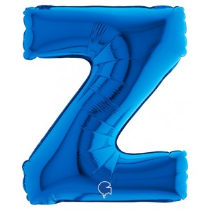 Palloncino Mylar 14'' (35cm) Lettera Z Blue di Grabo Srl