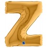 Palloncino Mylar 14'' (35cm) Lettera Z Gold (Oro) di Grabo Srl
