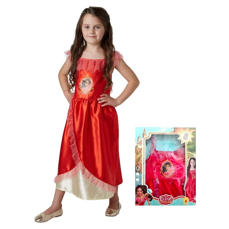 Elena Pollon Vestito Carnevale Costume Deluxe In Scatola Elena 5-6